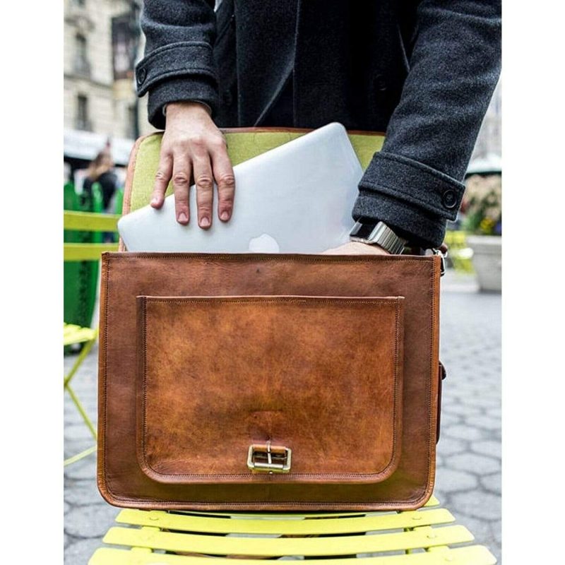 Harry Vintage Leather Shoulder Messenger bag