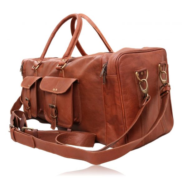 Best Leather Duffel Bag Large Size | Quvom.com